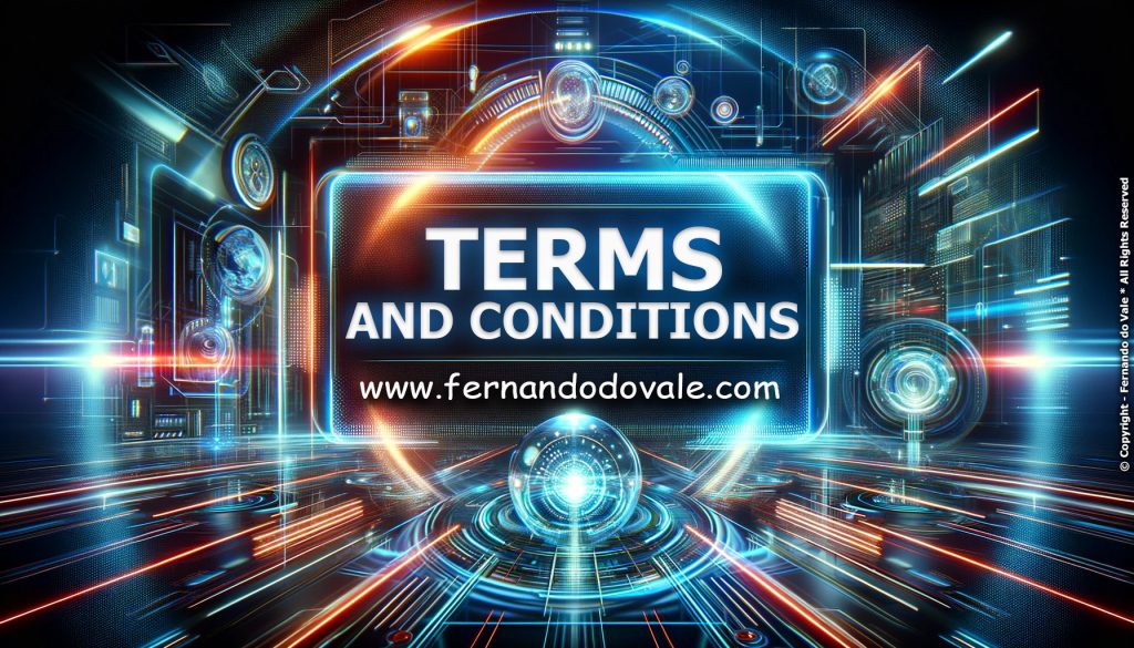 Terms and Conditions Fernando do Vale website